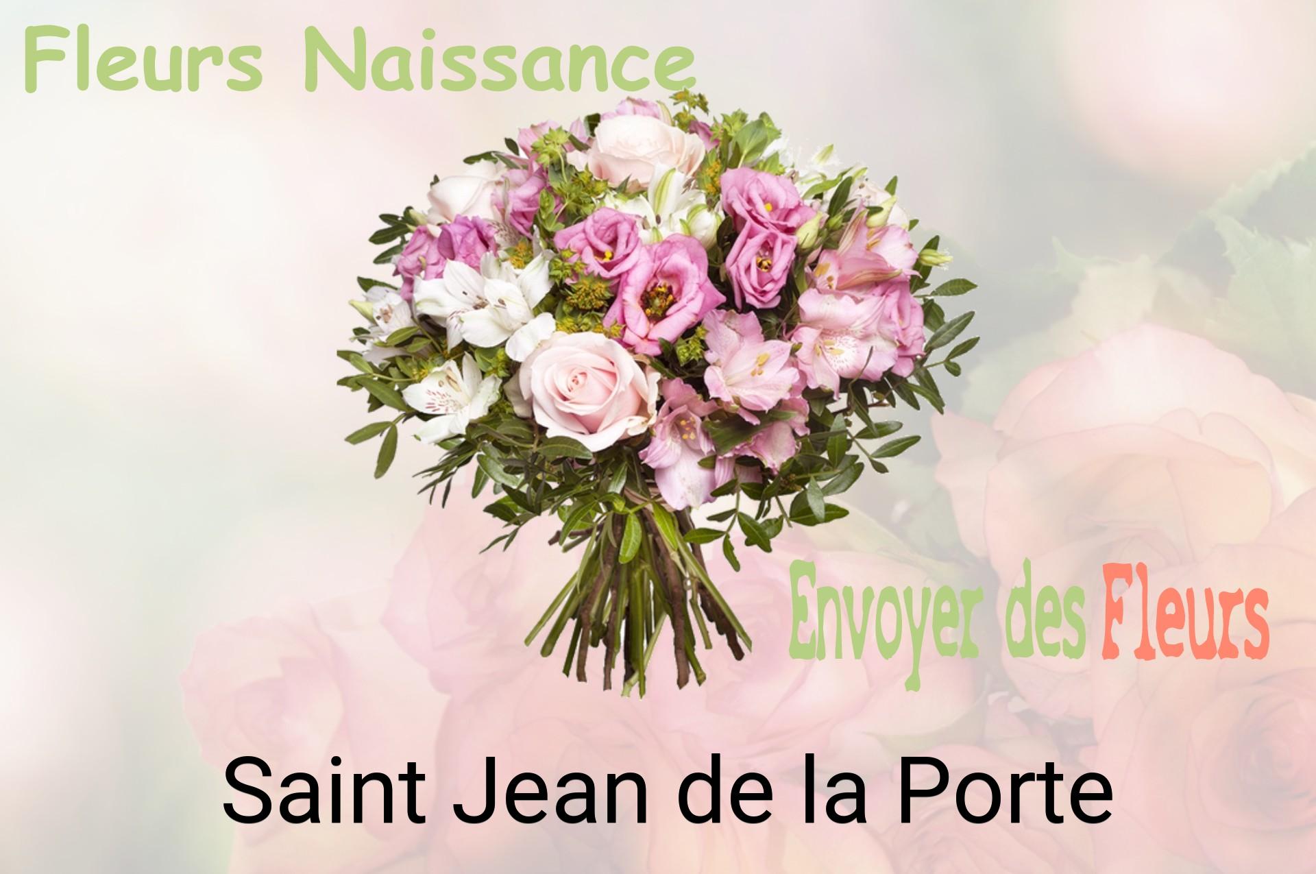 Bouquet de fleurs de naissance livré à Saint-Jean-de-la-Porte